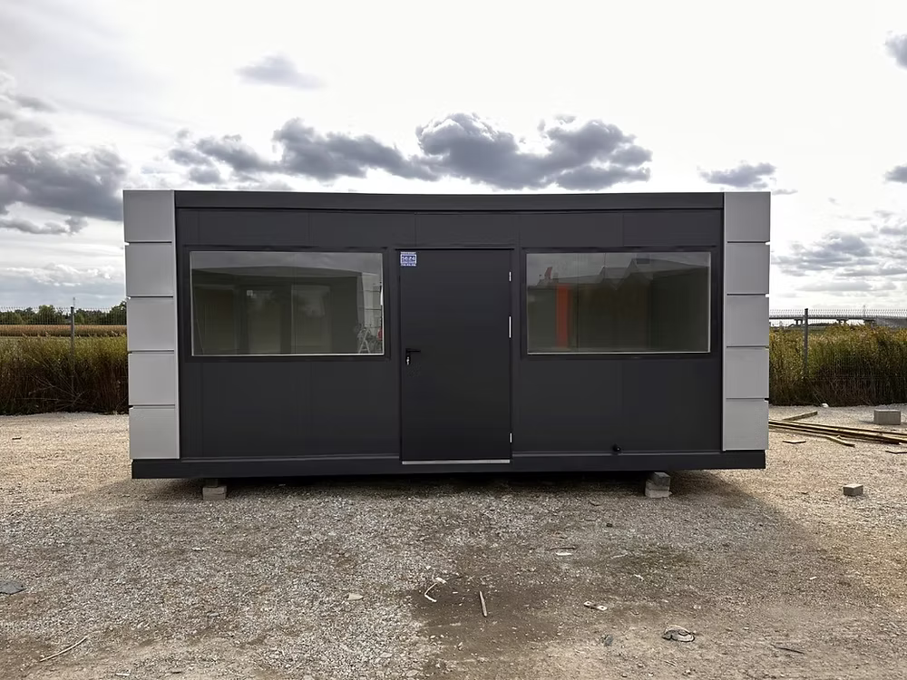 Conteneur bureau pavillon commercial 3 × 6 m