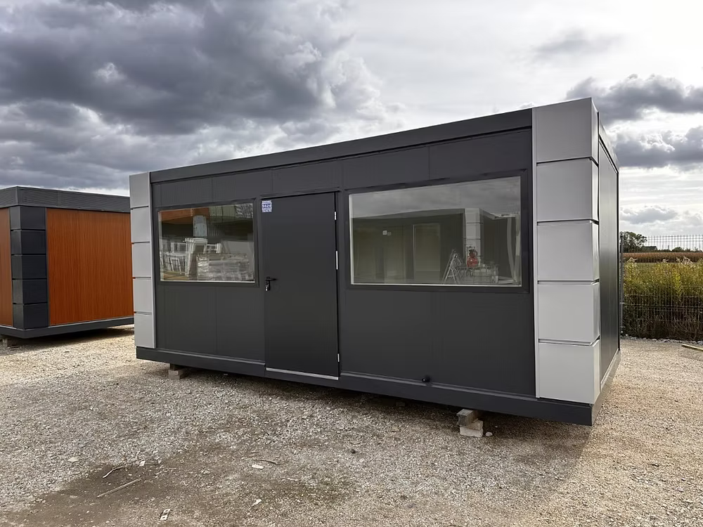 Conteneur bureau pavillon commercial 3 × 6 m