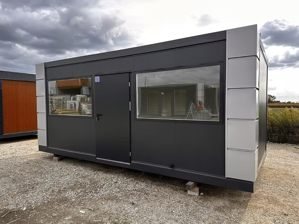 Conteneur bureau pavillon commercial 3 × 6 m