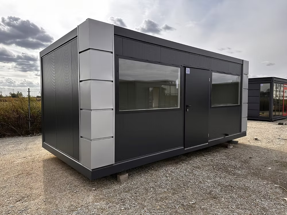 Conteneur bureau pavillon commercial 3 × 6 m
