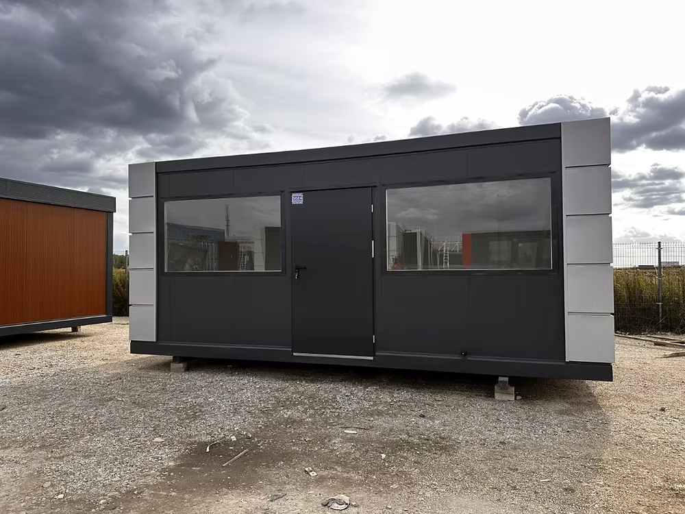 Conteneur bureau pavillon commercial 3 × 6 m