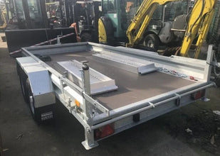 Remorque porte-engins HUBIERE TPF35 – 3,5 Tonnes