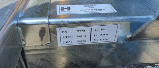 Remorque porte-engins HUBIERE TPF35 – PTAC 3,5 T