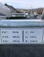 Remorque porte-engins HUBIERE TPG 3502 35 – 3,5 Tonnes