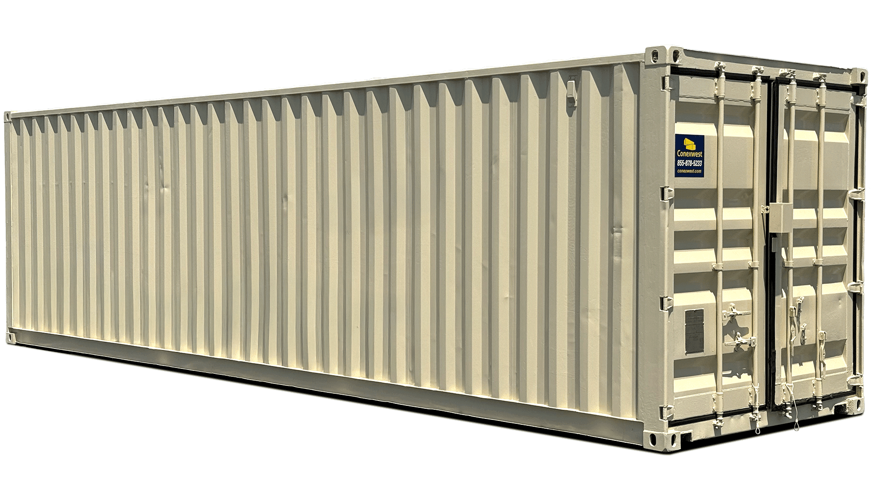 Container maritime 30 pieds d’occasion avec porte sectionnelle - AMB