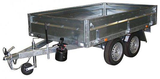 Remorque benne BASIK 8712HPU double essieu freinée – occasion - AMB