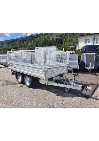 Remorque porte - voiture Pongratz 3,5T – double essieu – 2022 – occasion - AMB