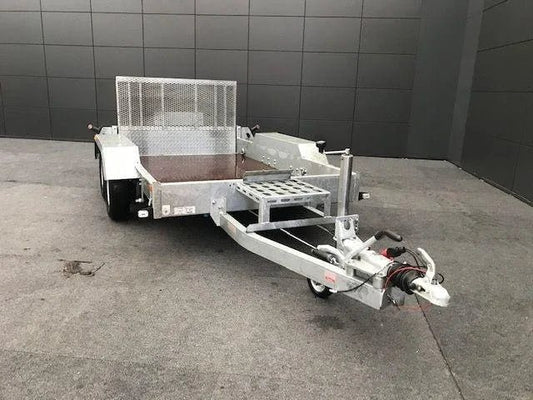 Remorque porte - voiture Pongratz PAF 2715 – 2,7T – double essieu – occasion - AMB